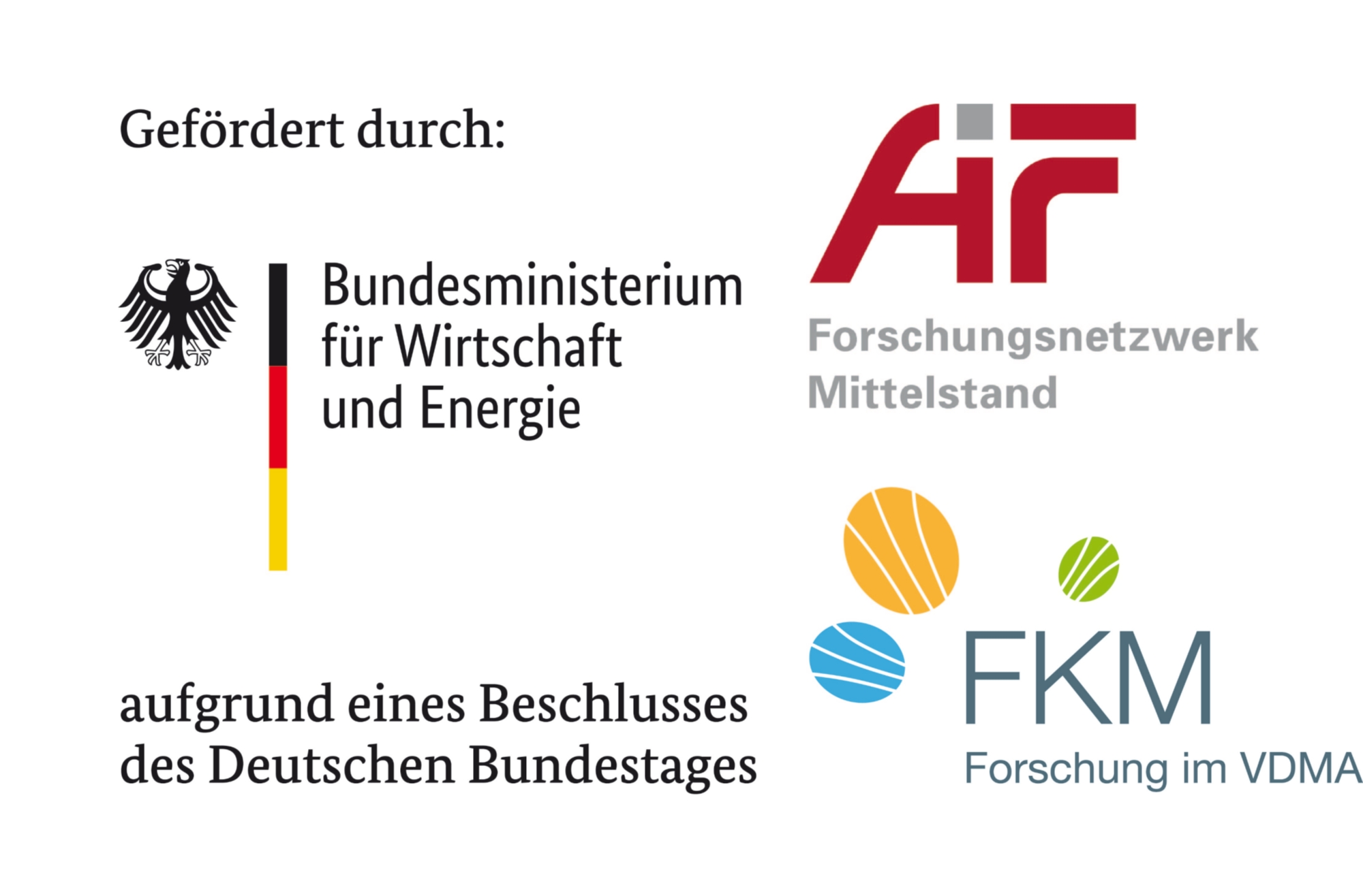 Förderlogo AIF, FKM und BMWi